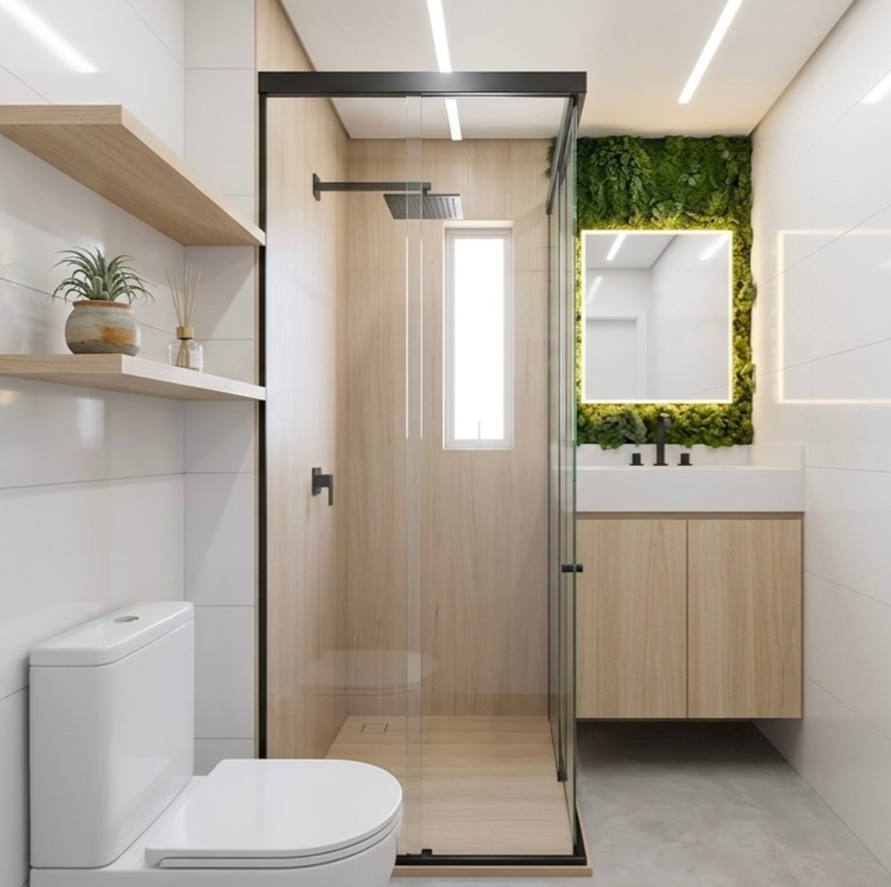 Projeto residencial com ambiente planejado pela Recife Interiores